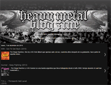 Tablet Screenshot of metalzine-reviews.blogspot.com