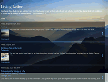 Tablet Screenshot of living-letter.blogspot.com