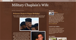 Desktop Screenshot of militarychaplainswife.blogspot.com