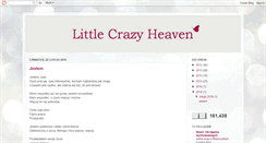 Desktop Screenshot of littlecrazyheaven.blogspot.com