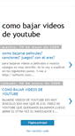 Mobile Screenshot of comobajarvideosdeyoutube.blogspot.com