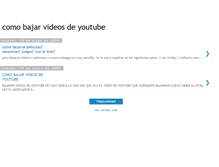 Tablet Screenshot of comobajarvideosdeyoutube.blogspot.com