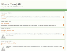 Tablet Screenshot of nuurdygirl.blogspot.com