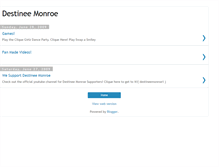 Tablet Screenshot of destineemonroe.blogspot.com