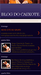 Mobile Screenshot of caixotedoteatro.blogspot.com