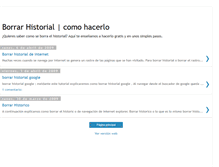 Tablet Screenshot of borrarhistorial.blogspot.com