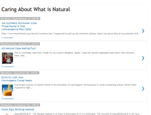 Tablet Screenshot of naturallyconscious.blogspot.com