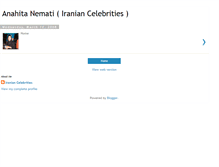 Tablet Screenshot of anahitanematiiraniancelebrities.blogspot.com