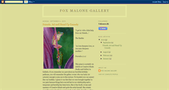 Desktop Screenshot of foxmalonegallery.blogspot.com