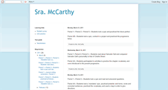 Desktop Screenshot of mccarthychs.blogspot.com