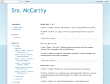 Tablet Screenshot of mccarthychs.blogspot.com