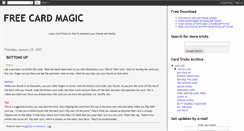 Desktop Screenshot of free-card-magic.blogspot.com