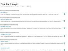 Tablet Screenshot of free-card-magic.blogspot.com