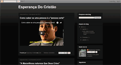 Desktop Screenshot of esperancadocristao.blogspot.com