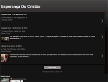 Tablet Screenshot of esperancadocristao.blogspot.com