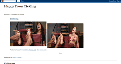 Desktop Screenshot of happytowntickling.blogspot.com