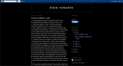 Desktop Screenshot of didikyunanto.blogspot.com