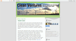 Desktop Screenshot of cleanventures.blogspot.com
