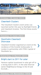 Mobile Screenshot of cleanventures.blogspot.com