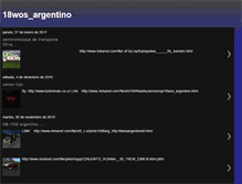 Tablet Screenshot of 18wosargentino.blogspot.com