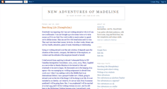 Desktop Screenshot of newadventuresofmadeline.blogspot.com
