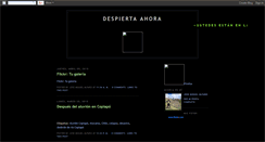 Desktop Screenshot of despiertaahora.blogspot.com