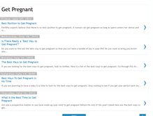 Tablet Screenshot of getpregnant-help.blogspot.com