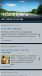 Mobile Screenshot of naturalishmama.blogspot.com
