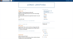 Desktop Screenshot of lenaslekstuga.blogspot.com