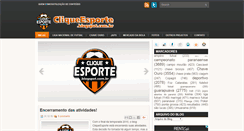 Desktop Screenshot of cliqueesporte.blogspot.com