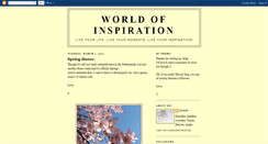 Desktop Screenshot of my-worldofinspiration.blogspot.com