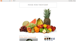 Desktop Screenshot of greg-foodforthought.blogspot.com