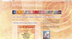 Desktop Screenshot of lavidaintrauterina.blogspot.com