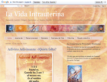 Tablet Screenshot of lavidaintrauterina.blogspot.com