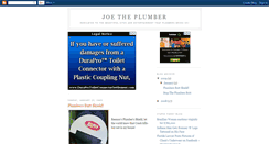 Desktop Screenshot of joejoeplumber.blogspot.com