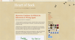 Desktop Screenshot of heartofsock.blogspot.com
