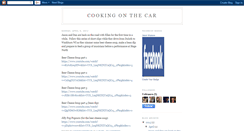 Desktop Screenshot of cookingonthecar.blogspot.com