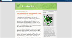 Desktop Screenshot of greendogdem.blogspot.com