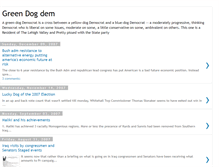 Tablet Screenshot of greendogdem.blogspot.com