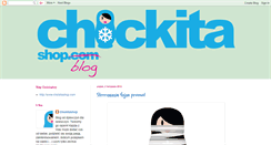 Desktop Screenshot of chickitashopblog.blogspot.com