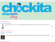 Tablet Screenshot of chickitashopblog.blogspot.com
