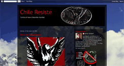 Desktop Screenshot of chile-resiste.blogspot.com