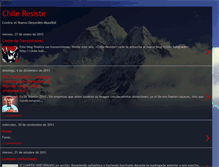 Tablet Screenshot of chile-resiste.blogspot.com