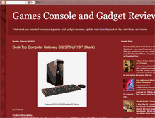 Tablet Screenshot of games-console-review.blogspot.com