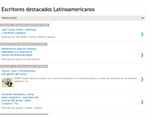 Tablet Screenshot of escritoresdestacadoslatinoamericanos.blogspot.com