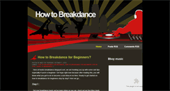 Desktop Screenshot of howto-breakdance.blogspot.com