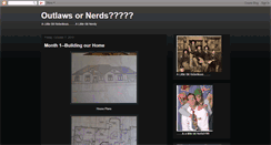 Desktop Screenshot of outlawsandnerds.blogspot.com