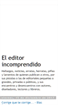 Mobile Screenshot of editorincomprendido.blogspot.com