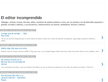 Tablet Screenshot of editorincomprendido.blogspot.com