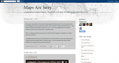Desktop Screenshot of mapsaresexy.blogspot.com